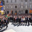 Wiec zwolenników katalońskiej niepodległości tuż przed nielegalnym referendum, Barcelona, wrzesień 2