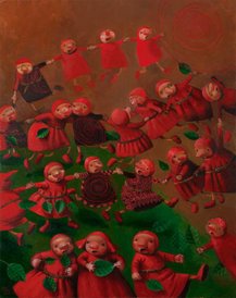 Obraz Katarzyny Słowiańskiej-Kucz.