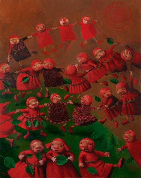 Obraz Katarzyny Słowiańskiej-Kucz.