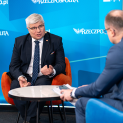 Maciej Lasek, sekretarz stanu w Ministerstwie Infrastruktury i pełnomocnik rządu ds. Centralnego Por