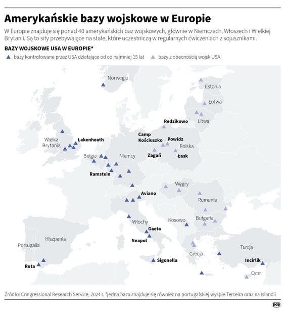 Bazy wojskowe USA w Europie