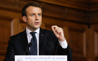 Emmanuel Macron: Francuzi wybraliby opuszczenie Unii Europejskiej