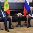 Władimir Putin i prezydent Senegalu Macky Sall