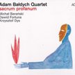 Adam Bałdych Quartet Sacrum profanum CD, 2019