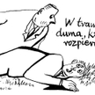 Komentarz rysunkowy. W trawie piszczy duma