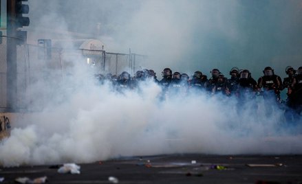 Policjanci w Minneapolis