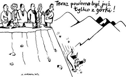 Komentarz rysunkowy. Teraz z górki