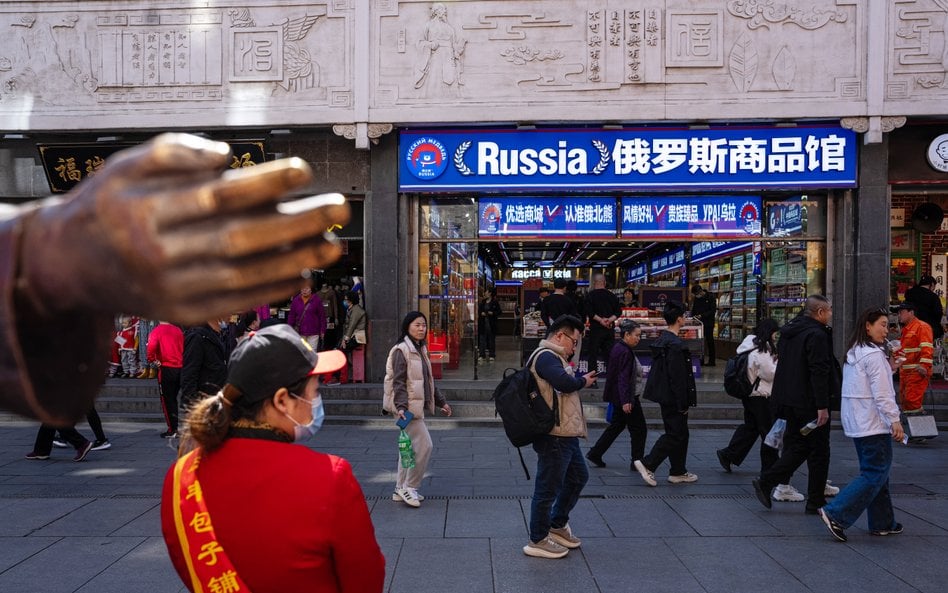 Rosyjski supermarket „Rosyjski Niedźwiedź” w Pekinie