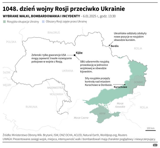 Tak wyglądała sytuacja na froncie w 1048 dniu wojny