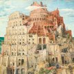 „Wieża Babel”, zwana wielką, namalowana w 1563 r., z wiedeńskiego Kunsthistorisches Museum