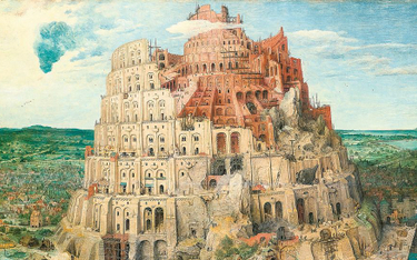 „Wieża Babel”, zwana wielką, namalowana w 1563 r., z wiedeńskiego Kunsthistorisches Museum