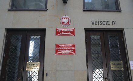 Wejście do Sądu Okręgowego w Warszawie