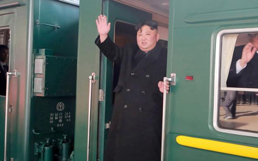 Kim Dzong Un jedzie pociągiem przez całe Chiny