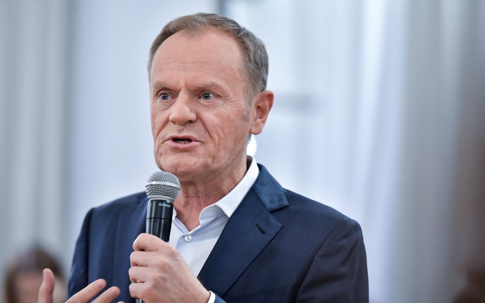 Przewodniczący Platformy Obywatelskiej Donald Tusk