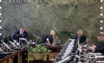 Posiedzenie tzw. starej KRS z udziałem ówczesnej I Prezes Sądu Najwyższego - prof. Małgorzaty Gersdo
