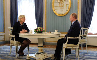 Marine Le Pen, najlepsza przyjaciółka Putina