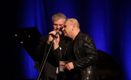 Włodek Pawlik z prof. Zbigniewem. Wawrem