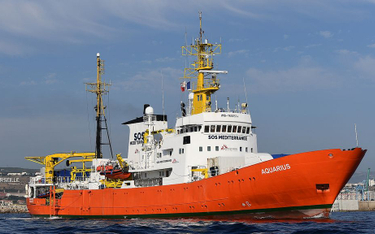 Włochy nakazują konfiskatę "Aquariusa" - statku ratującego migrantów na Morzu Śródziemnym