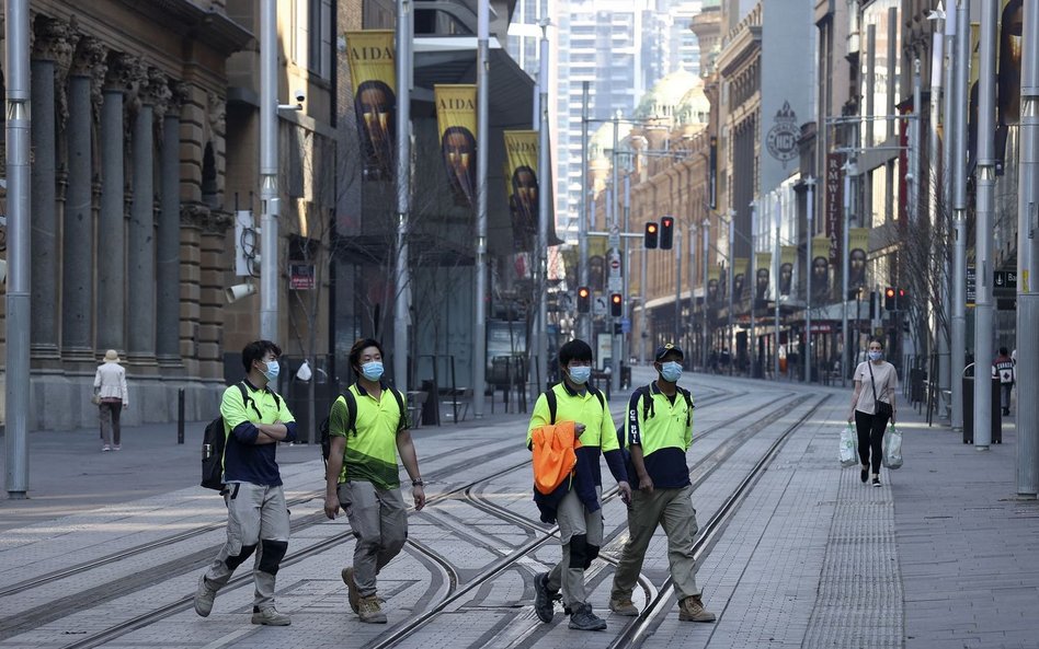 Koronawirus. Australia: Rekordowa liczba zakażeń mimo lockdownu
