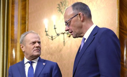 Premier Donald Tusk i kanclerz Niemiec Friedrich Merz w Kancelarii Prezesa Rady Ministrów