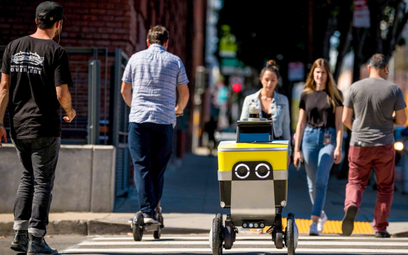 Roboty dostawcze rozmieszczone na chodnikach w całym kraju nieustannie filmują, a ich nagrania mogą 