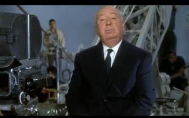 Alfred Hitchcock na planie filmu "Marnie"