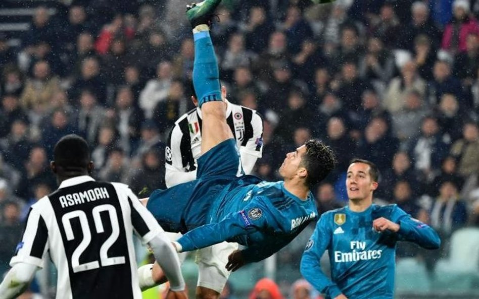 Liga Mistrzów: Real Madryt vs Juventus. Przewrotka Ronaldo ostro przeceniła akcje Juventusu