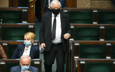 Jarosław Kaczyński w Sejmie nazwał opozycję przestępcami i obwiniał o protesty