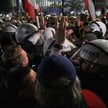 Protest przed siedzibą Trybunału Konstytucyjnego