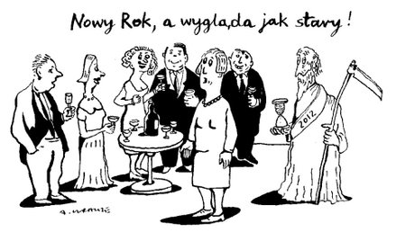 Komentarz rysunkowy. Nowy Rok