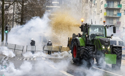 Protest rolników w Brukseli, 26 lutego