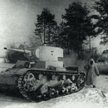 Czołgi T-26 w ataku na fińskie pozycje, luty 1940 r.