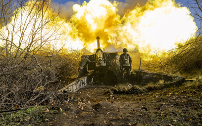 Ukraińska artyleria ostrzeliwuje pozycje rosyjskie pod Bachmutem
