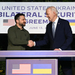 Prezydenci USA i Ukrainy Joe Biden i Wołodymyr Zełenski