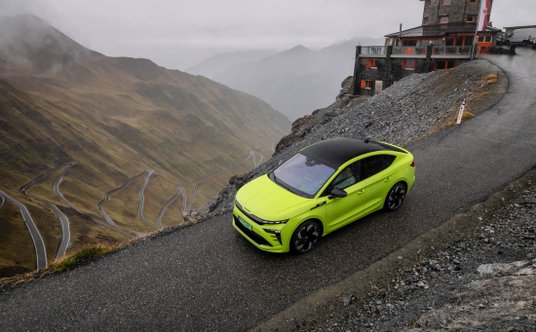 Skoda Enyaq RS na szczycie