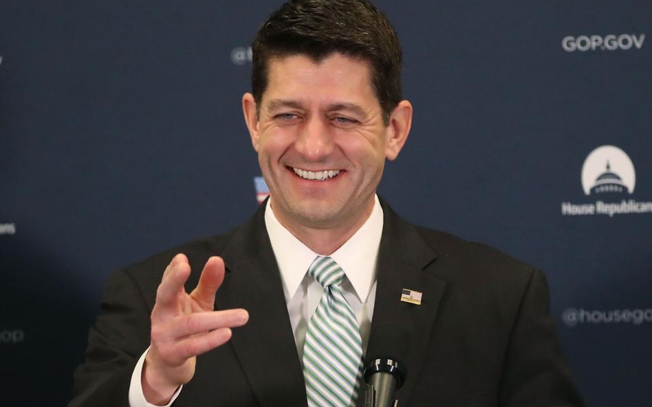 Paul Ryan, przewodniczący Izby Reprezentantów, wprowadził Trumpa na minę przy okazji reformy ubezpie