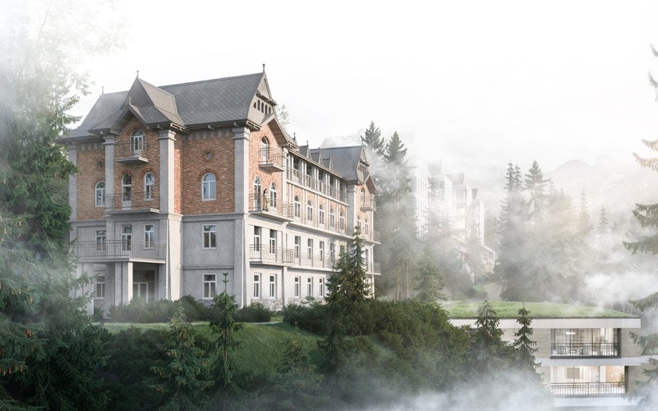 Wizualizacja autorstwa zakopiańskiej pracowni Bernatowicz Architektura.