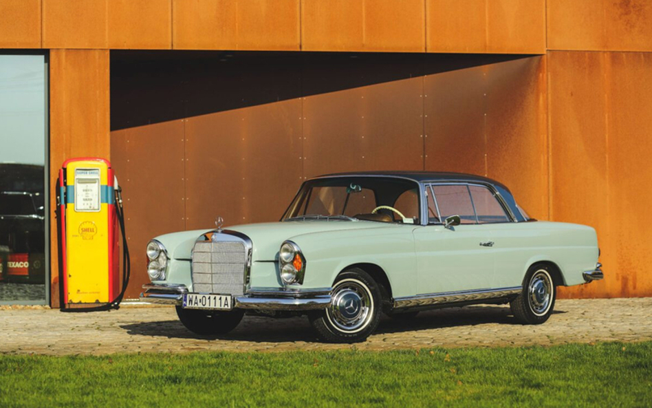 Mercedes 220 SEb Coupé z 1965 roku przeszedł kompleksową renowację.