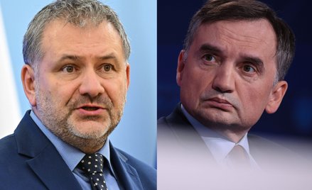 Od lewej: Waldemar Żurek , Zbigniew Ziobro