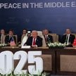 Prezydent USA Donald Trump bierze udział w szczycie światowych przywódców poświęconym zakończeniu wo