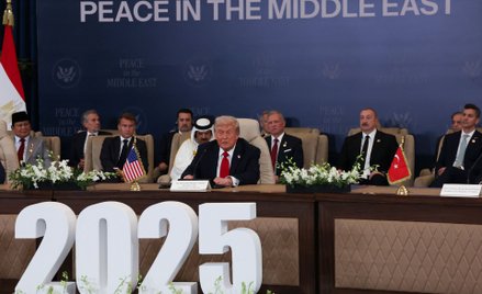 Prezydent USA Donald Trump bierze udział w szczycie światowych przywódców poświęconym zakończeniu wo