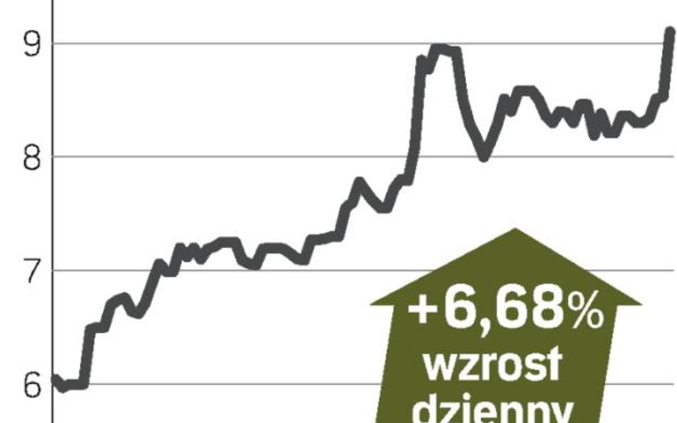 Dobre wyniki pociągnęły w górę kurs