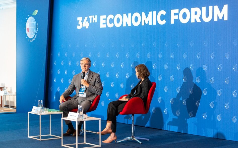 Ważna dyskusja o zdrowiu. Na scenie: Adam Jarubas i Dominika Pietrzyk z „Rzeczpospo- litej”