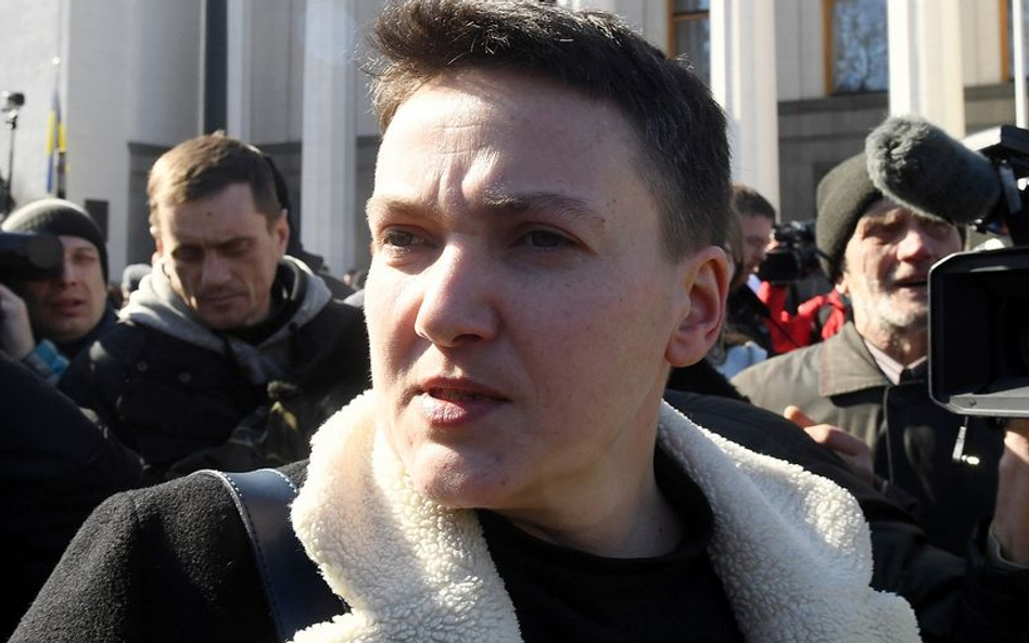 Ukraina: Nadia Sawczenko ogłasza strajk głodowy
