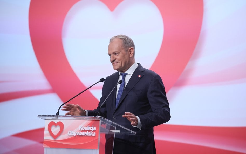 Premier RP, przewodniczący Koalicji Obywatelskiej Donald Tusk