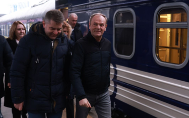 Donald Tusk z wizytą w Kijowie. Spotyka się z m.in. Wołodymyrem Zełenskim