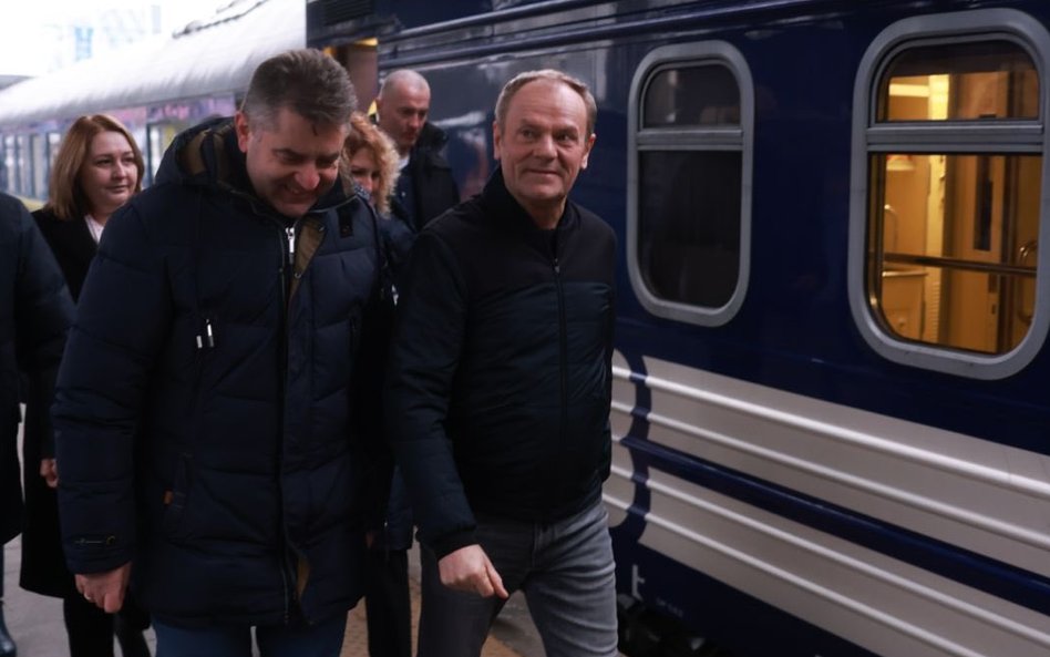 Donald Tusk z wizytą w Kijowie. Spotyka się z m.in. Wołodymyrem Zełenskim