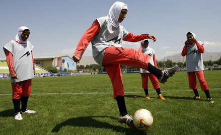 Muzułmańskie sportsmenki w hidżabach