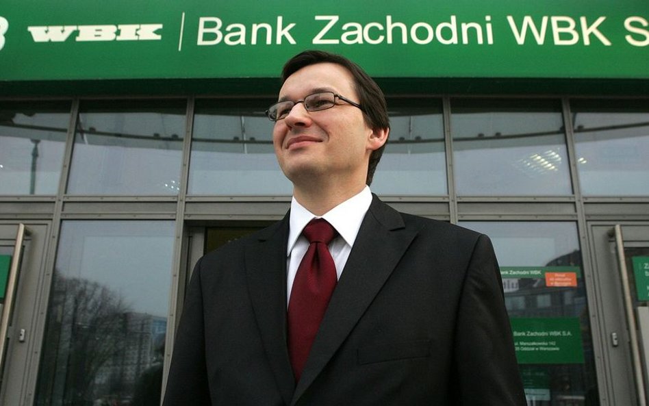 W latach 2007-2015 Mateusz Morawiecki był prezesem zarządu Banku Zachodniego WBK