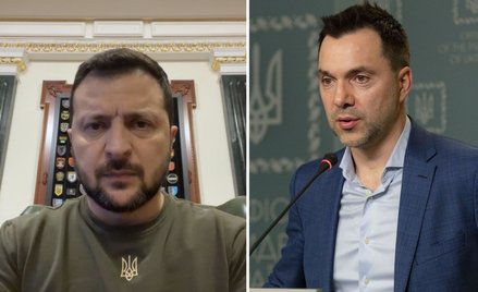 Wołodymyr Zełenski i Ołeksij Arestowycz
